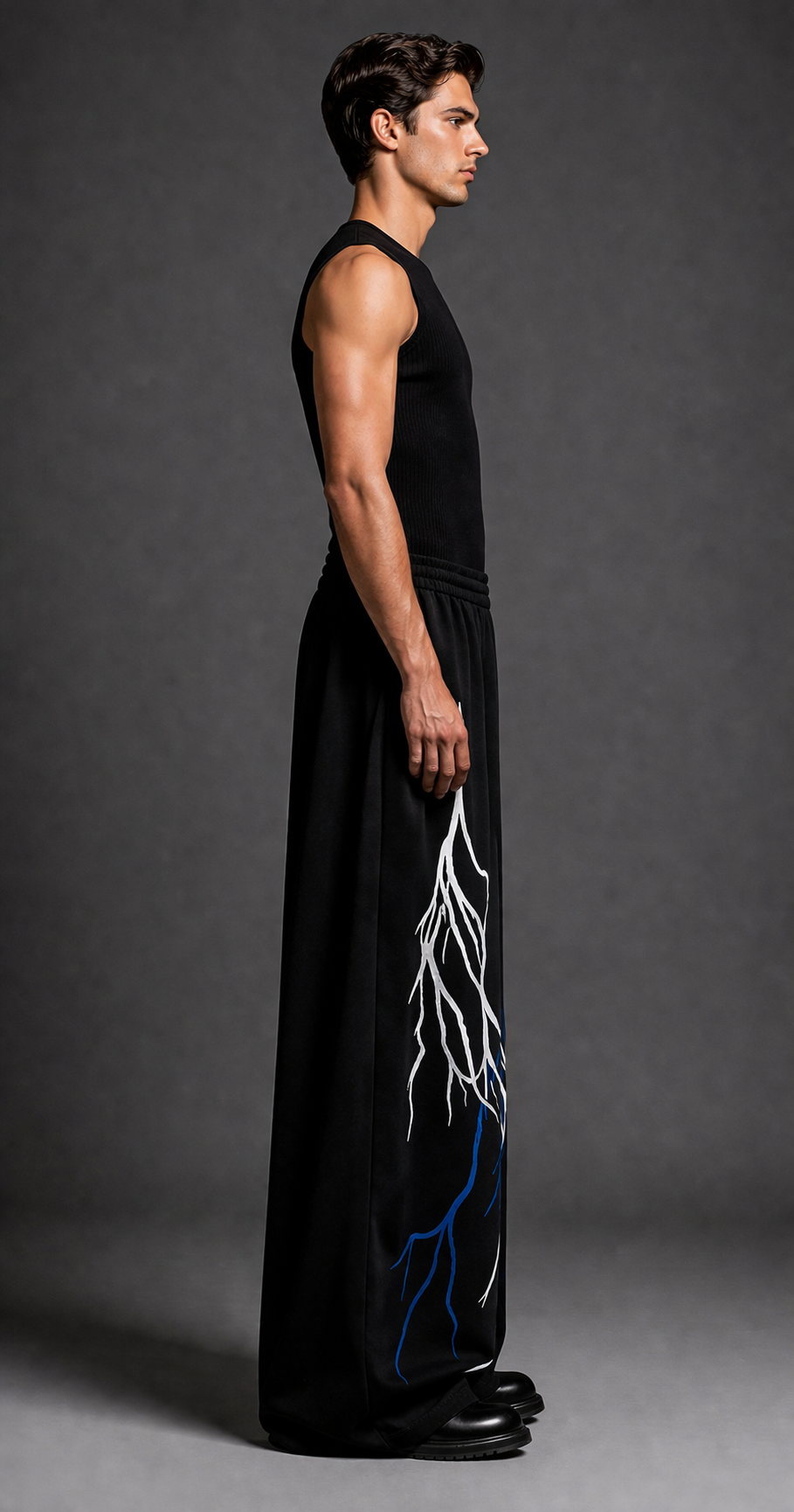 STORM UNISEX STRAIGHT FIT BAGGY PANTS